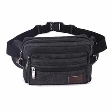 Высококачественные холщовые Мужские поясные сумки нагрудные сумки портативные винтажные мужские s телефон карманный модный ремень кошелек Повседневная мужская дорожная сумка