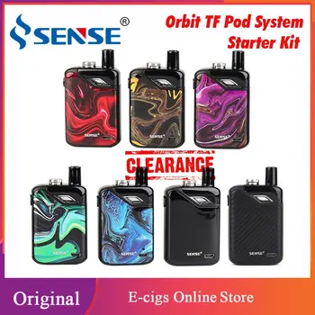 

Price Down!! Sense Orbit TF Pod System Vape Kit with 1100mAh Battery 3ml Refillable Pod for DL & MTL E cig VS Drag Nano/ Minifit