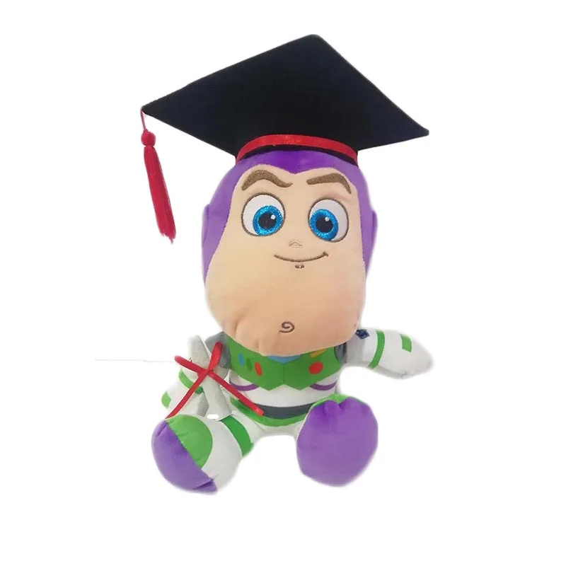 30cm buzz Игрушки «выпускники» Слон Дамбо Базз Лайтер инопланетянин Медведь Микки Минни Маус выпускные куклы для студентов одноклассников - Цвет: 30cm buzz