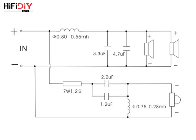 hifidiy viva way unidade de mid de áudio filtros divisor de freqüência crossover