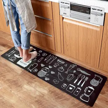 

Anti-Fatigue Mattress Multi Size Leatherwear Kitchen Home Floor Mat Floor Mat Kitchen Mat Dining Room Decoration Bedroom
