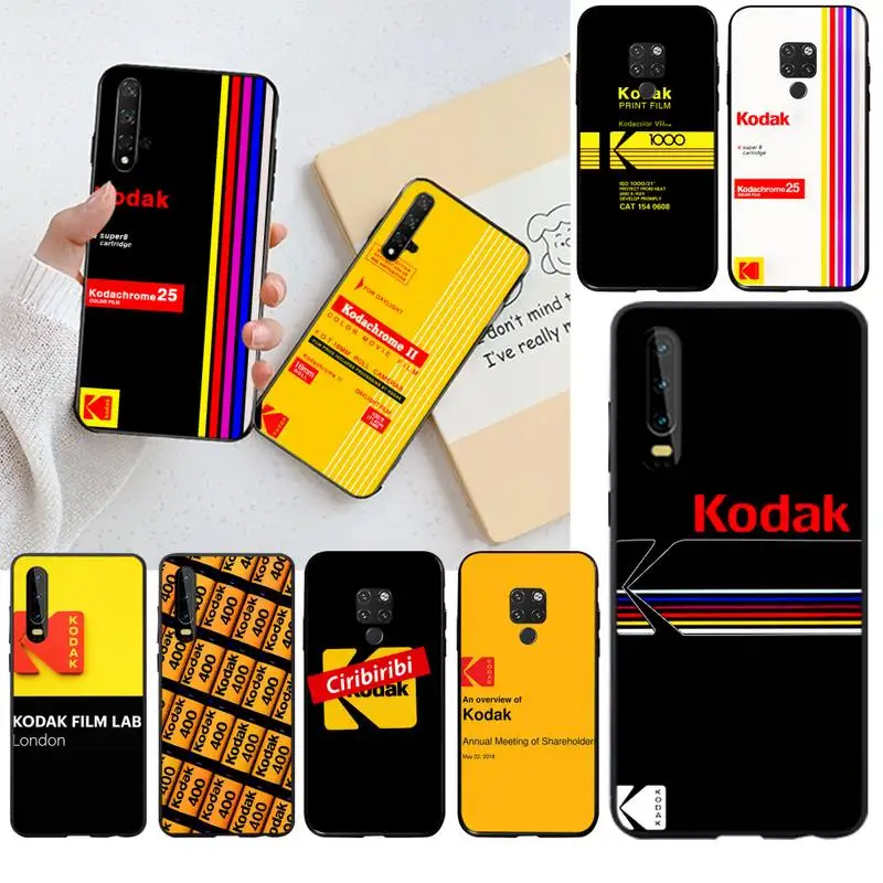 PENGHUWAN Japanese brand film Fashion Soft Kodak Phone Cover for Huawei P30 P20 lite Mate 20 Pro lite P Smart 2019 prime