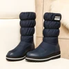 Fashion women winter antislip platform shoes Warm plush slip-on femmes boots Comfort round toe ladies snow bottines Plus size ► Photo 3/6