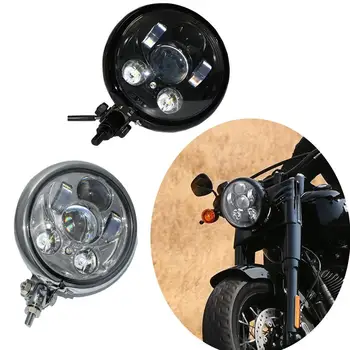 

Universal 6000K 6-1/2" Motorcycle High Performance Projector LED Light Hi/Lo Beam Headlight for Harley Bobber KTM BMW Yamaha
