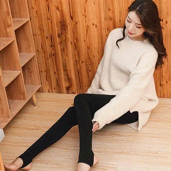 

Jaycosin Fashion Women Leisure High Waist Trousers Tight Pure Color Stockings Pants Pantyhose Comfortable Soft Summer Elastic