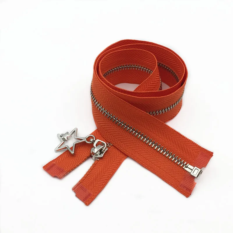 1 шт. Meetee 60 см 3# Металлические молнии Open-End Автоматическая застежка-молния DIY сумки кошелек Декор одежды молния Швейные аксессуары
