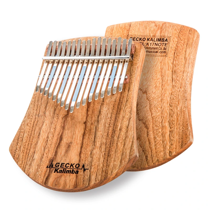 B Tone GECKO Kalimba 17 клавиш твердая камфора с инструкцией и молотком для настройки