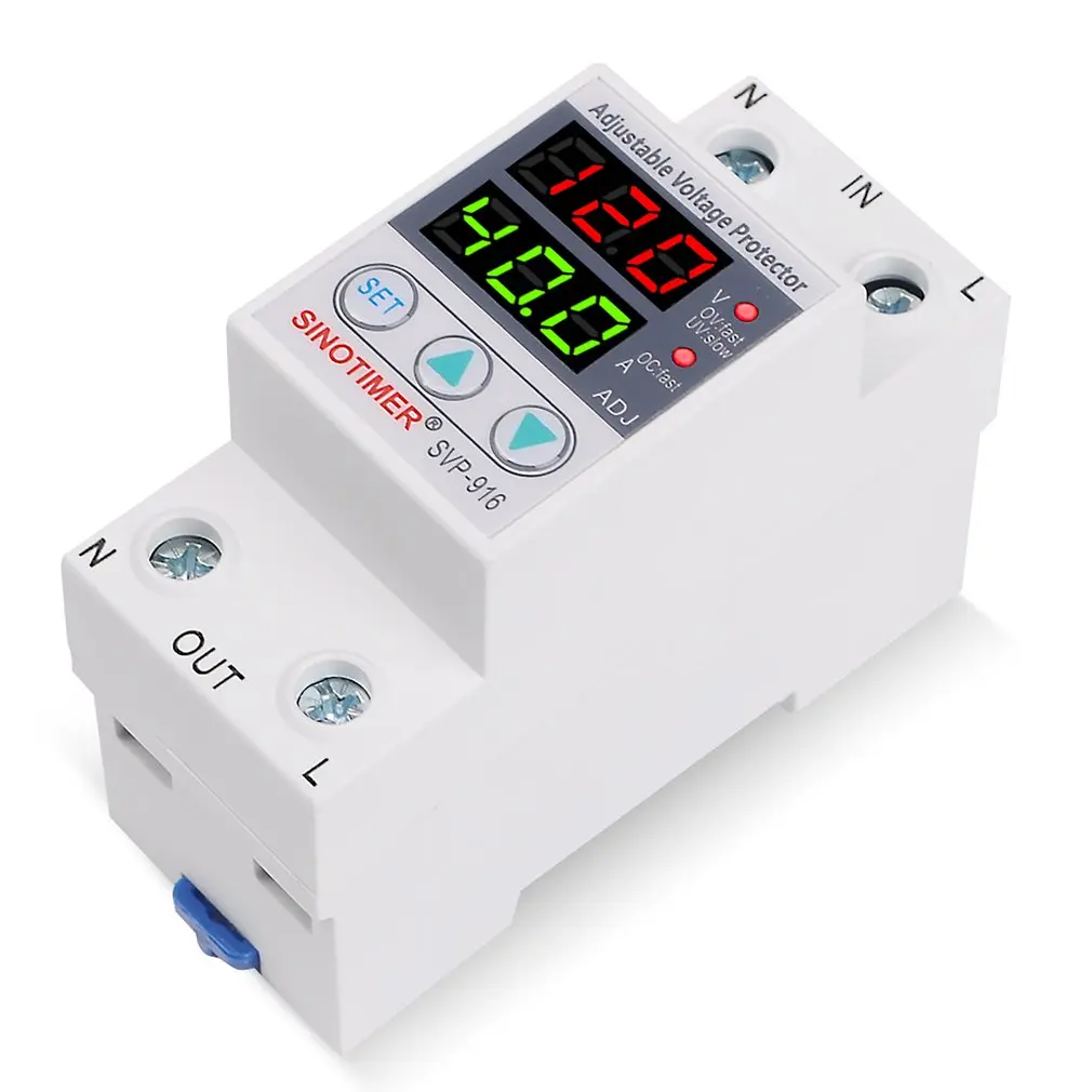 Generic Adjust Voltage Relay Control Over Under Voltage Protector 230v
