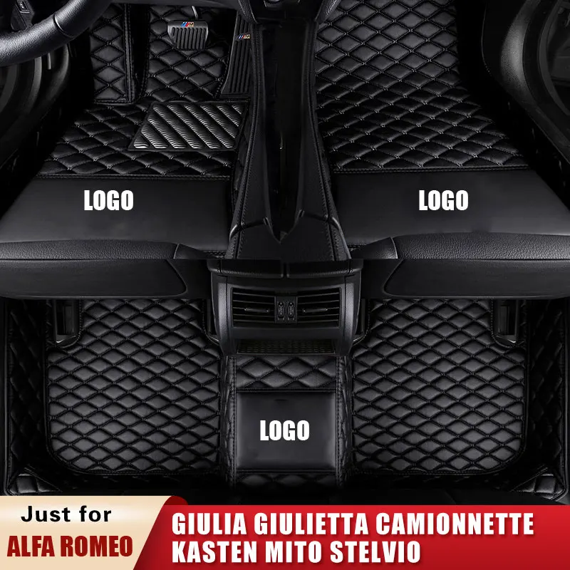 Автомобильные коврики на заказ для Alfa Romeo Giulia Giulietta Camionnette Kasten Mito STELVIO Hatchback коврик