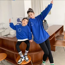Sweat Shirt à manches longues pour mère et fille, vêtements assortis pour la famille, mignon, à la mode, automne, 2022