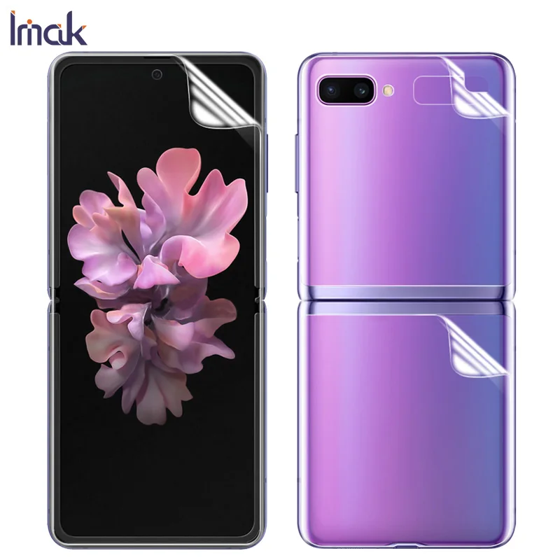 IMAK гидрогель III пленка для Samsung Galaxy Z чехол-портмоне 4G 5G экран + задняя защитная