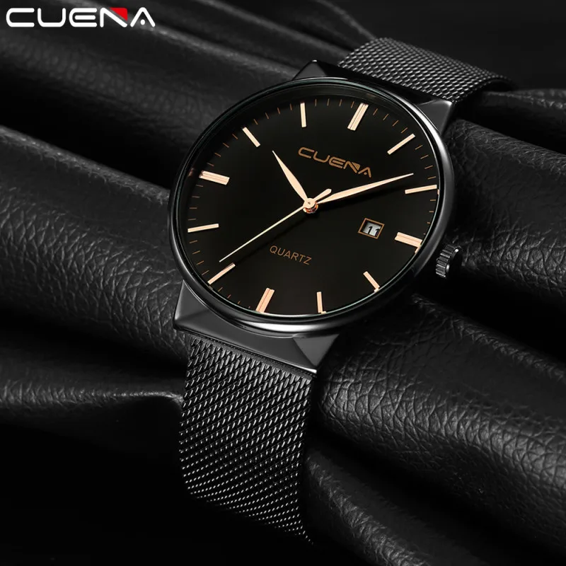 Fashion Watch Men Military Sport Stainless Steel Analog Quartz Wrist Watch Waterproof Ultra Thin Women Men Clock reloj hombre /N