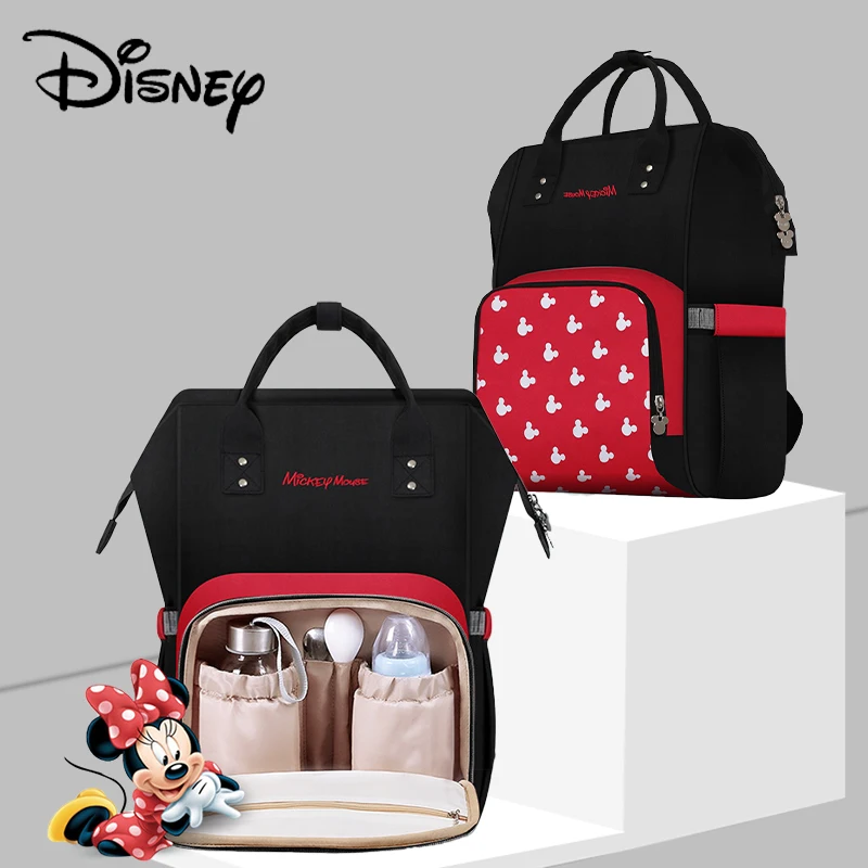 Сумка для подгузников мамы Disney вместительный дорожный рюкзак с Микки Маусом