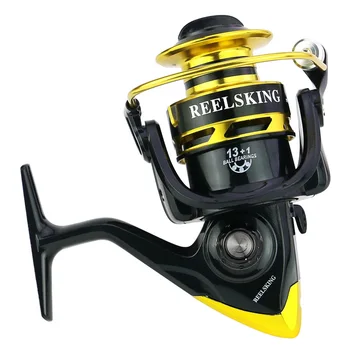 

SF1000-7000 Series Spinning Fishing Reel 13BB + 1 Bearing Balls Metal Coil Spinning Reel Boat Rock Fishing Wheel Stream