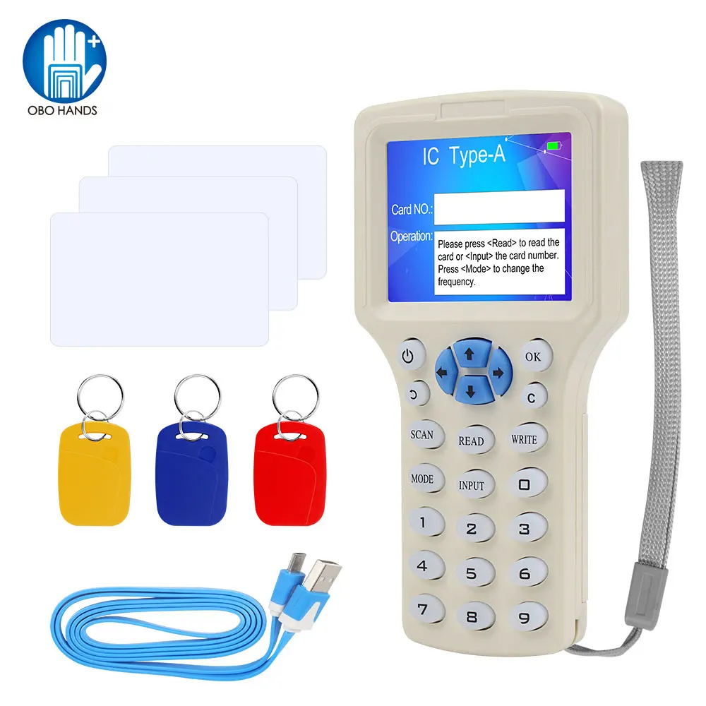 RFID Дубликатор 10 дюймов 125 кГц NFC USB|Считыватели контрольных карт| |