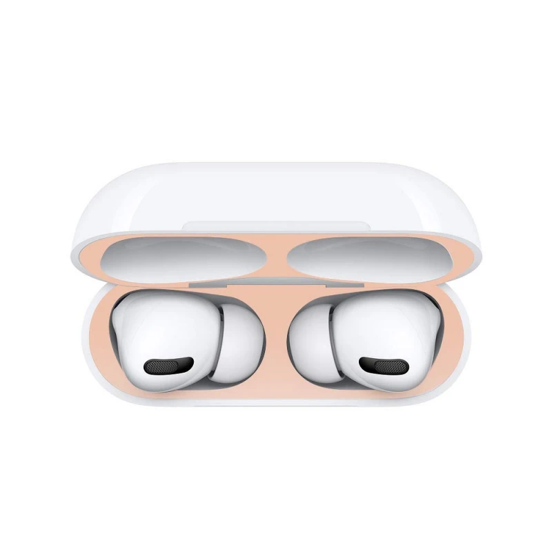 Для AirPods Pro 3 ультратонкая защитная крышка металлическая пленка наклейка Пылезащитная защитная коробка Защитная металлическая пленка