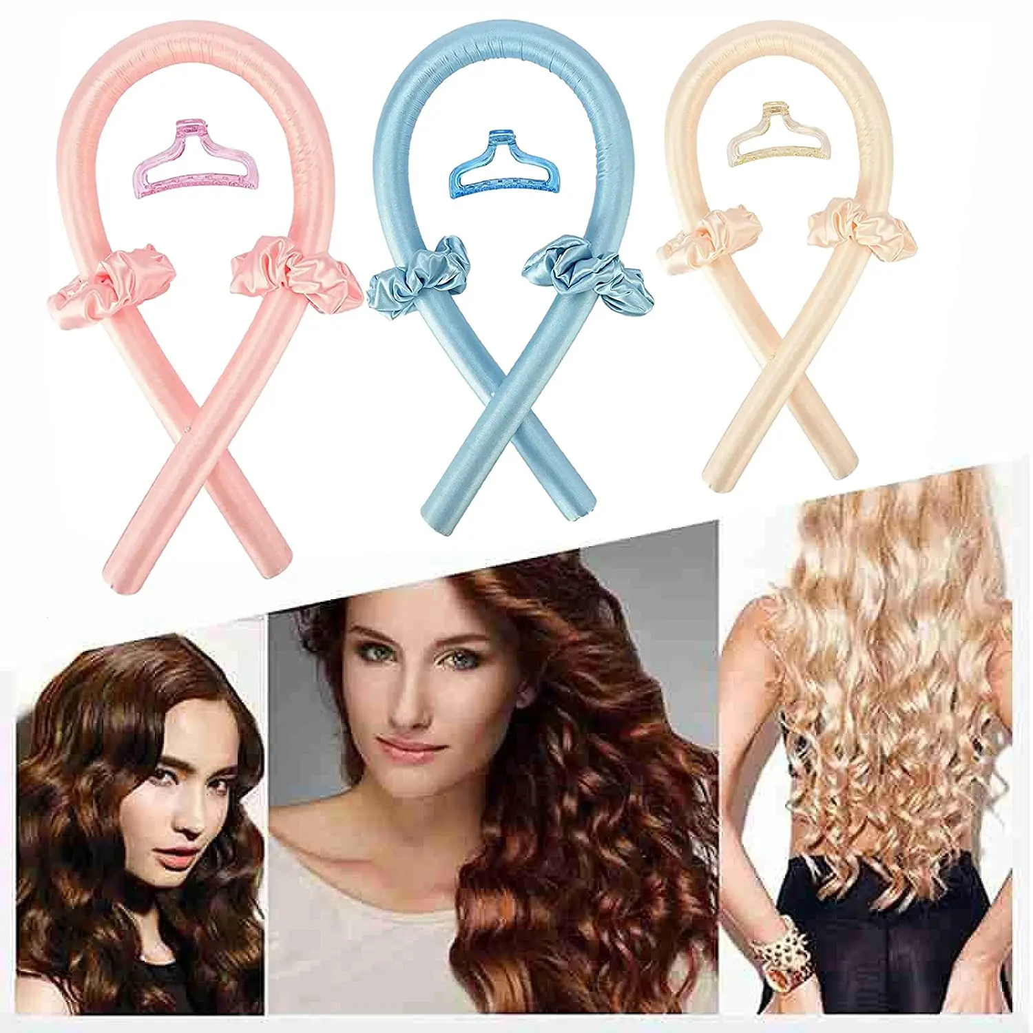 Heatless Curling Rod Headband Lazy Curler Headband Make Hair Soft And Shiny Hair Curler Hairdressing Tools Heatless Curls hair styling tool hair curling tools