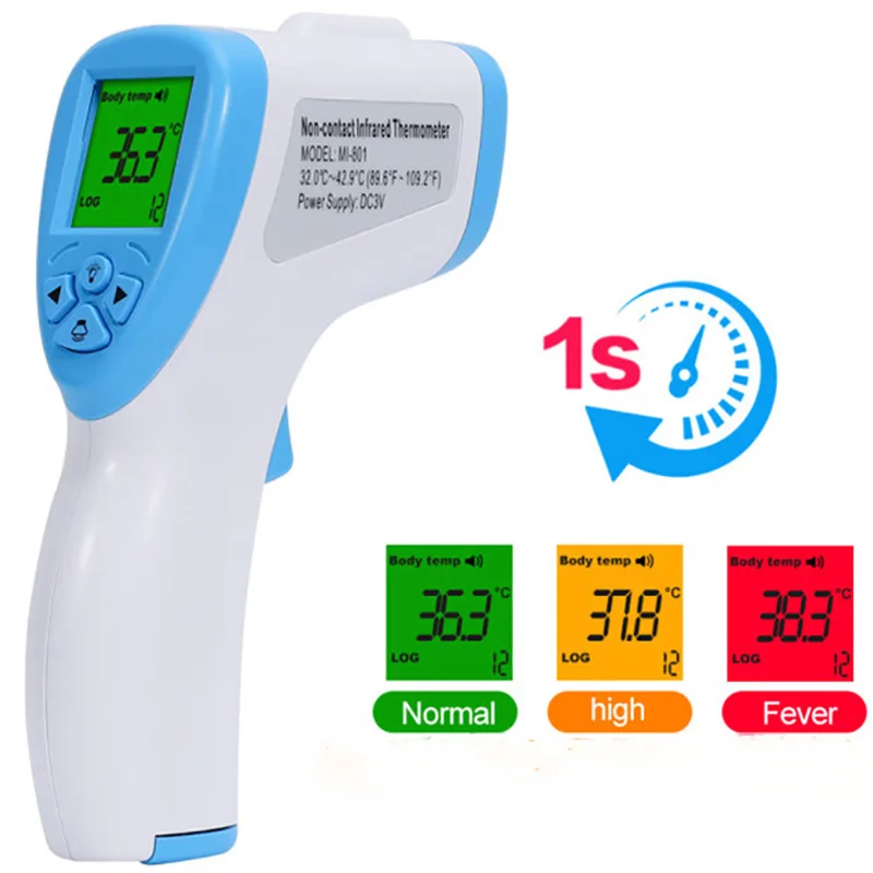 

2020 Non Contact Infrared Thermometer Baby Adult Forehead Thermometer Body Temperature Fever Digital Measure Tool