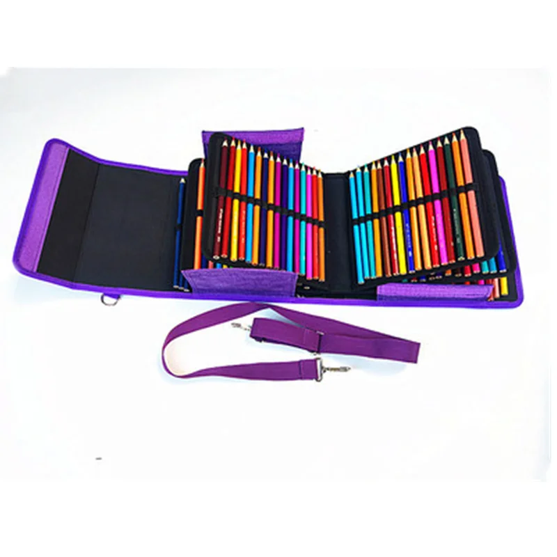 

160 Holes High Capacity Zipper Pens Pencil Case Multi Functional Stationery Pencil Pouch for Student Adult