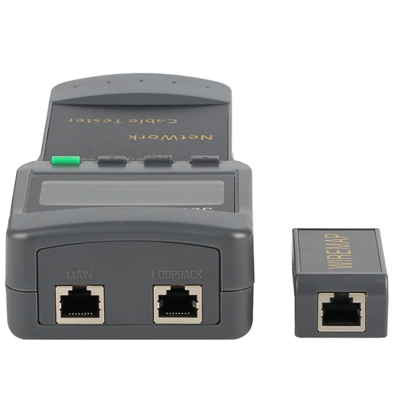 SC8108 Портативный ЖК-тестер сети метр и LAN телефонный кабель тестер и метр с ЖК-дисплеем RJ45