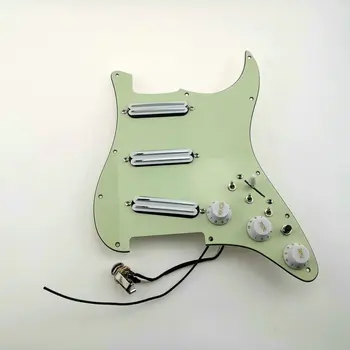 

Rare ST Style Guitar Pickups SSS Humbucker Pickups Guitar Pickguard Wiring Suitable for Str Guitar 20 style combinations