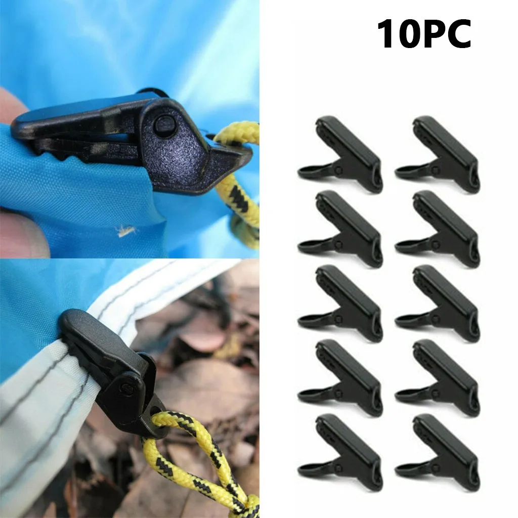 

25#Outdoor Camping Point Clip Hook Outdoor Camping Tent Alligator Clip Pull Point Hook Buckle Windproof Rope Clamp Tent Access