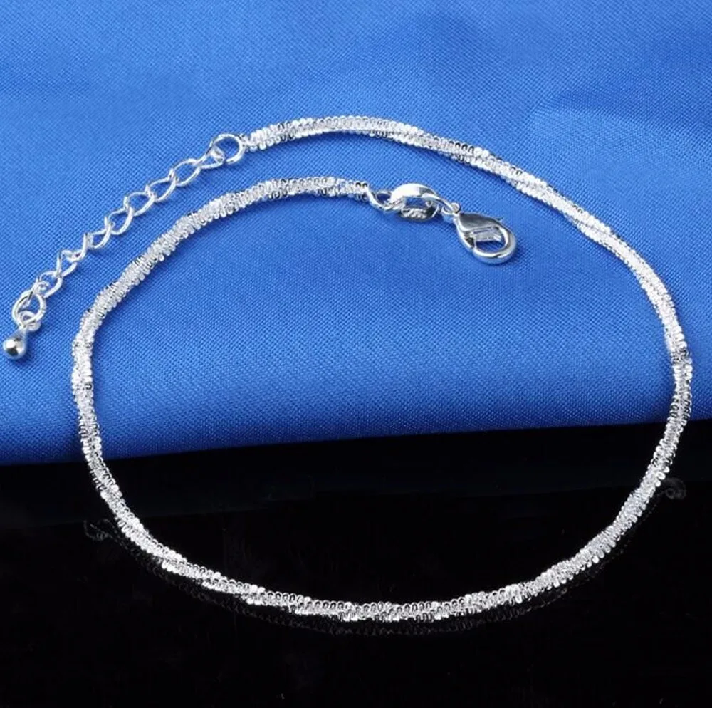 Trendy Hamsa S925 Stamp Anklet Bracelet On The Leg For Women Fashion Plata Plated Rotate Chian On Foot Girl Beach Ankle Bracelet silver anklet bracelet ankle chains cubic zirconia anklet beads anklet toe foot bracelet fashion accessories ankle slimming bangle