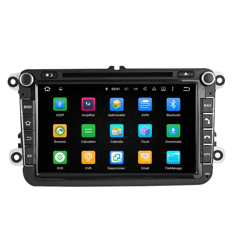 Clearance 8inch 4G+32G Octa Core Android 9.0 Car DVD Player For VW Volkswagen Golf 6/Polo/Bora/Jetta/Passat B6/Skoda 2002-2016 4