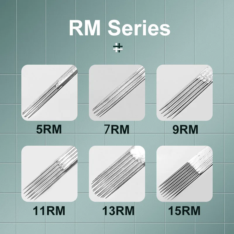 Tattoo Needles 10/20pcs Rl Rs M1 Rm Steel Disposable Sterilze