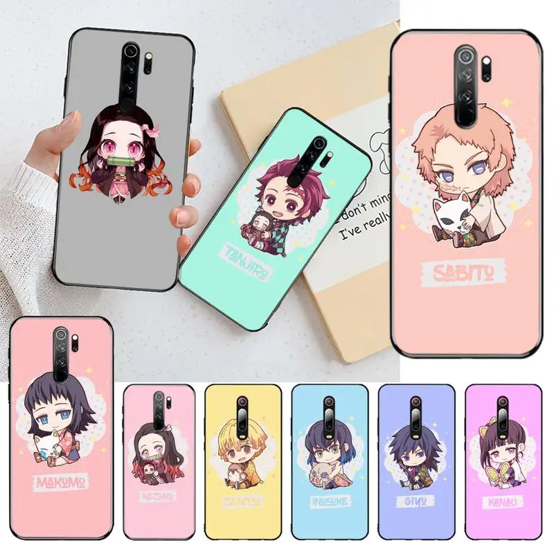 NBDRUICAI Demon Slayer Kawaii чехол для телефона аниме Redmi Note 8 8A 7 6 6A 5 5A 4 4X 4A Go Pro Plus Prime |