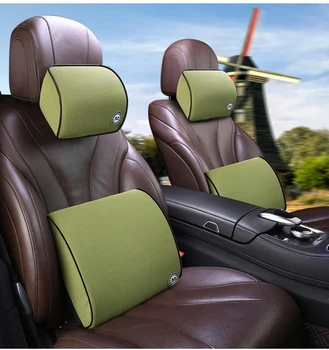 

1 set Car Seat Cushion Back Support Women Men Girl Car Interior Accessories Gift Lumbar Pillow for Car Seat