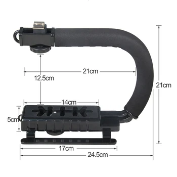 

DV Handheld Video Shooting Bracket SLR Video Shooting C-Frame Handheld LED Light U-shaped