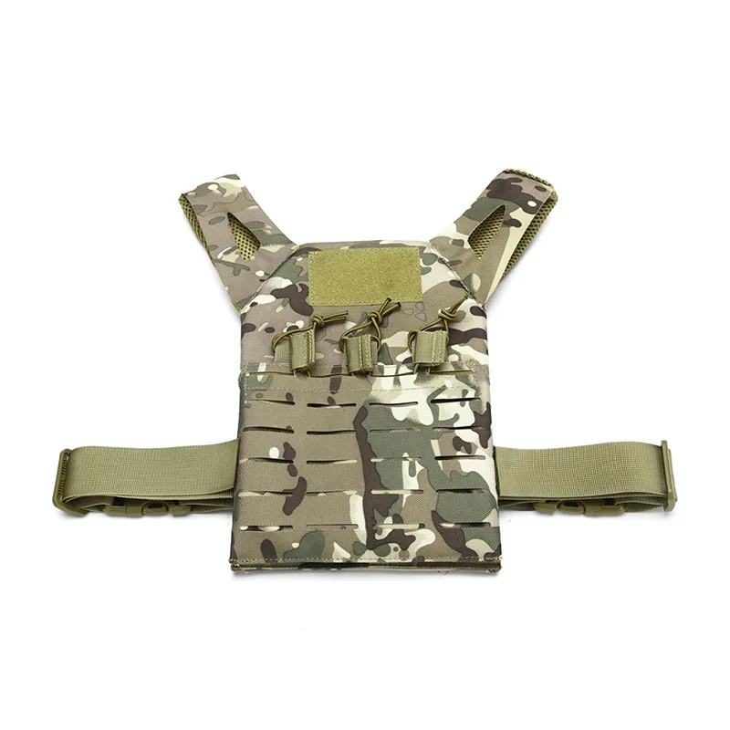 Детский армейский зеленый тактический боевой жилет для охоты на открытом воздухе, защитный JPC жилет, легкий жилет, жилет для страйкбола - Цвет: CP