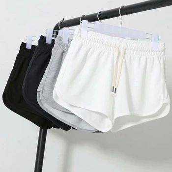 

Summer Casual Shorts Woman High Waist Sexy Shorts Female Black White Loose Beach Sexy Short