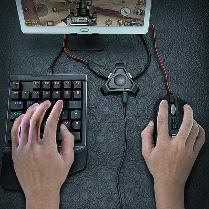 Bluetooth Мобильный геймпад USB приемник адаптер для мыши клавиатуры PUBG игровой