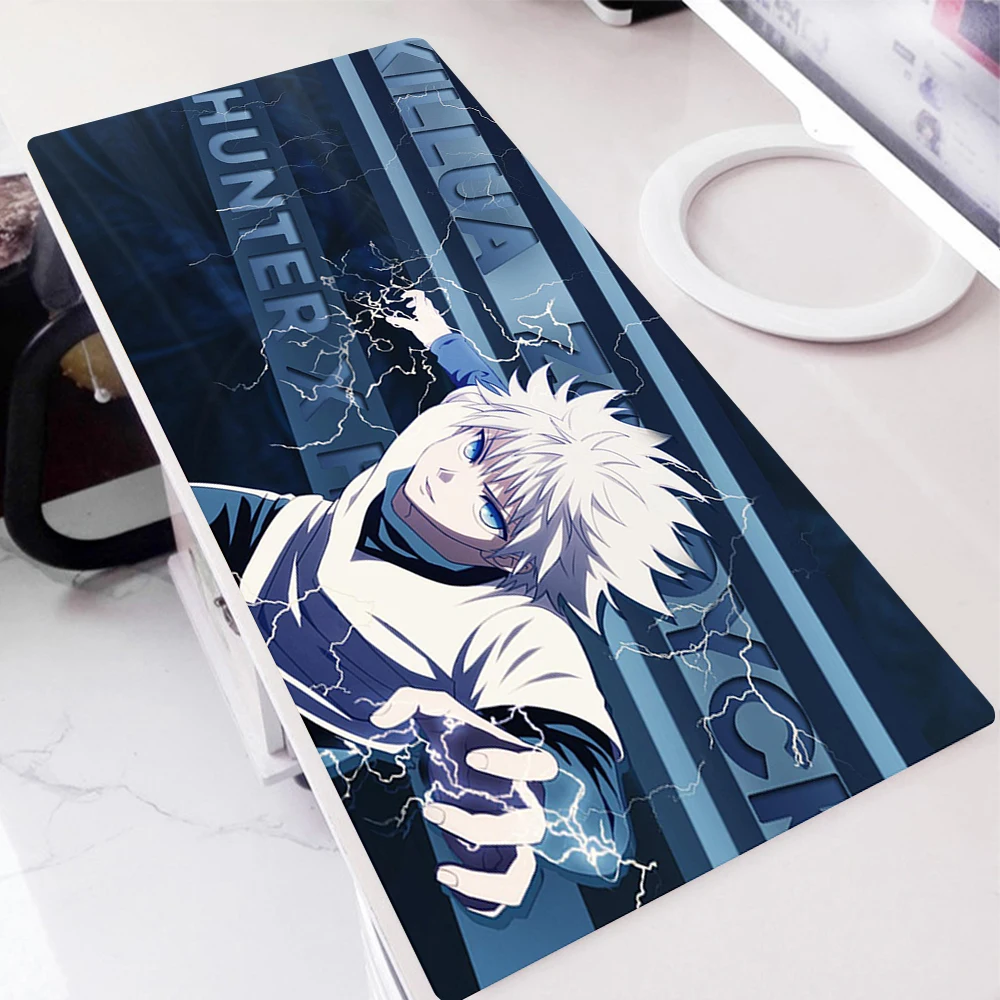 

Hunter X Hunter Gamers Accessories Gaming Mouse Pad Anime Table Pads Rubber Mousepad Gamer Csgo Non-slip Desk Mat Mice Rug