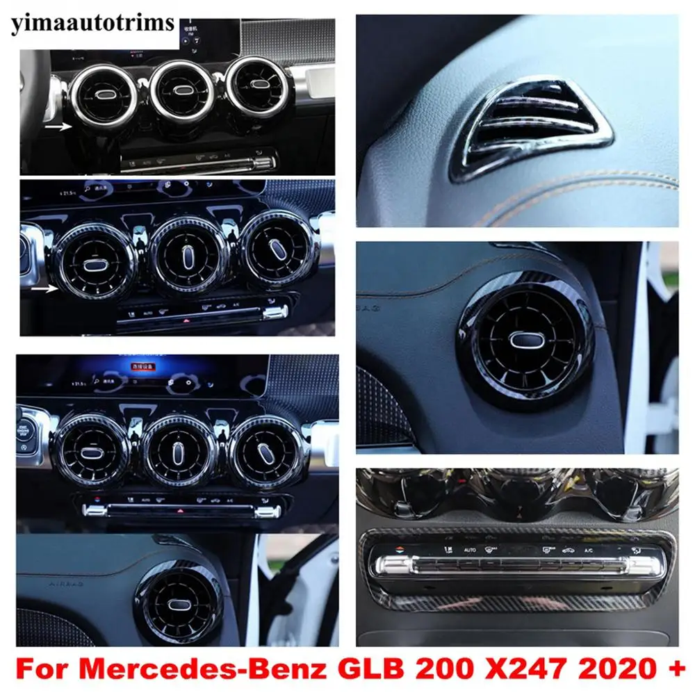 

Side / Front Air AC Outlet Vent / Central Control AC Air Conditioning Panel Cover Trim For Mercedes-Benz GLB 200 X247 2020 ABS