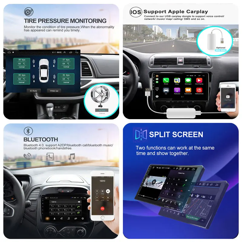 EKIY IPS Android 9.0 Car Radio For GMC Yukon/Chevrolet Tahoe Silverado 2007-2012 GPS Navi Multimedia Video Player Stereo BT DVD