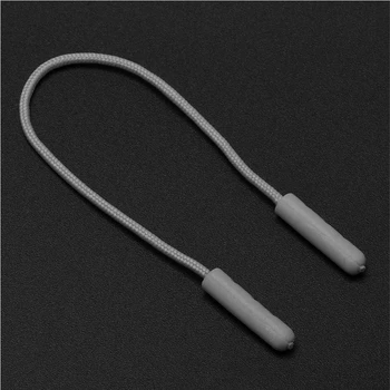 

1000pcs Zipper Puller Two Pole End Fit Rope Tag Fixer Zip Cord Tab Replacement Clip Broken Buckle for Sewing Clothes Travel Bags
