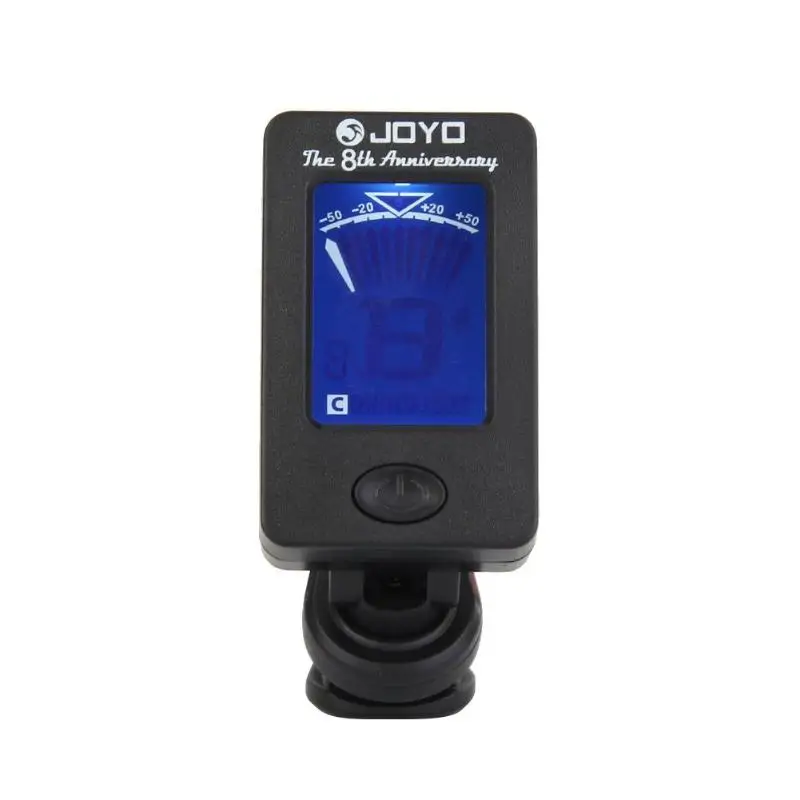 JOYO JT-01 Портативный Мини Бас-гитара клип-тюнер скрипки миниатюрная гитара укулеле