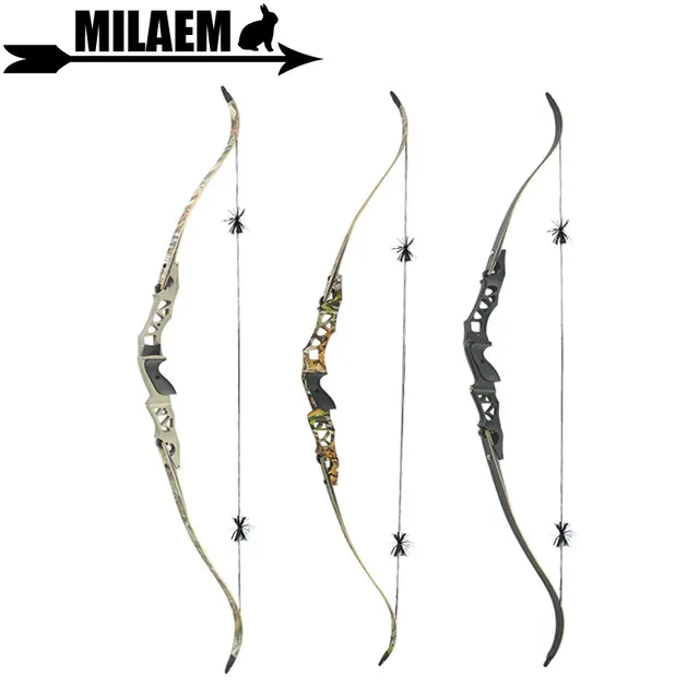 US $169.99 1Set 64Inch 55Lbs Archery F166 Recurve With Stabilizer Takedown Riser Outdoor