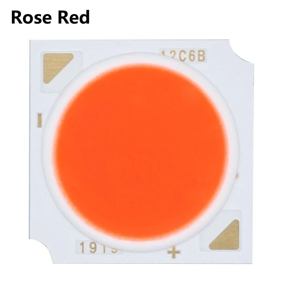 10 Pz Cob Led Chip Lampada 1313Mm 36-39V Led Chip Bridgelux Rose Red 3-12W 300Ma Per Proiettore Giardino Frutta Atmosfera Blu Viola