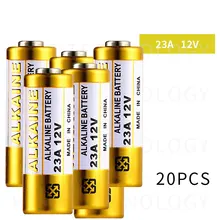 20 шт./лот маленький Батарея 23A 12V 21/23 A23 E23A MN21 MS21 V23GA L1028 Щелочная сухая Батарея