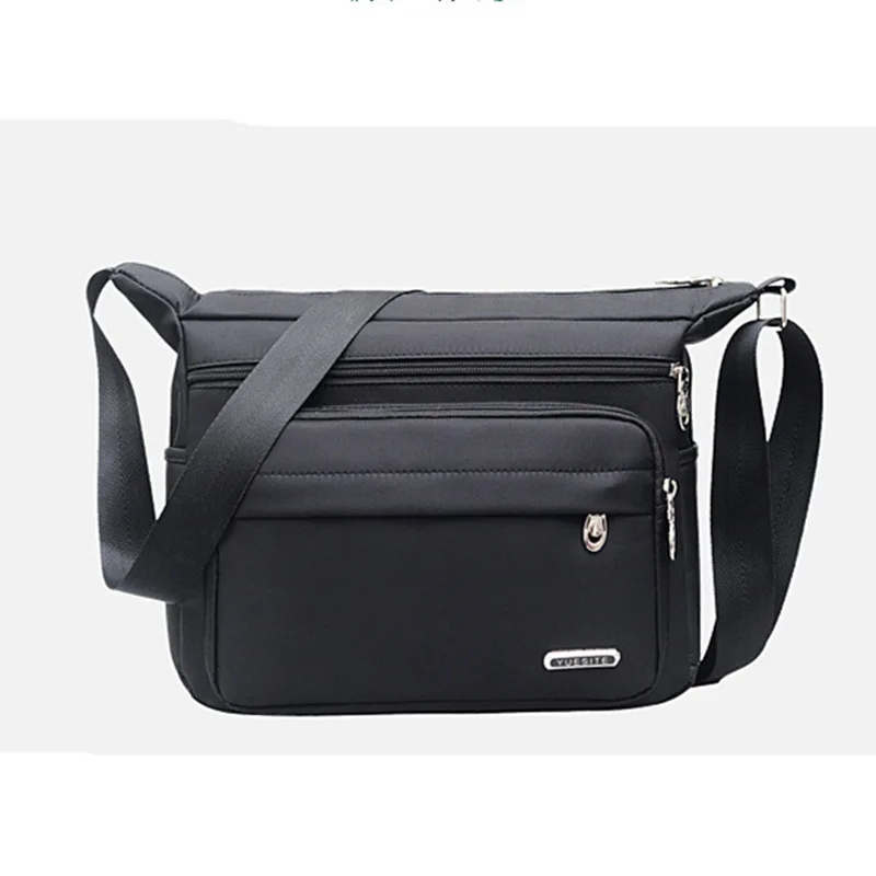 

New Style Men's Bag Oxford Cloth Oblique Shoulder Bag Business Casual Waterproof Nylon Crossbody Bag Large