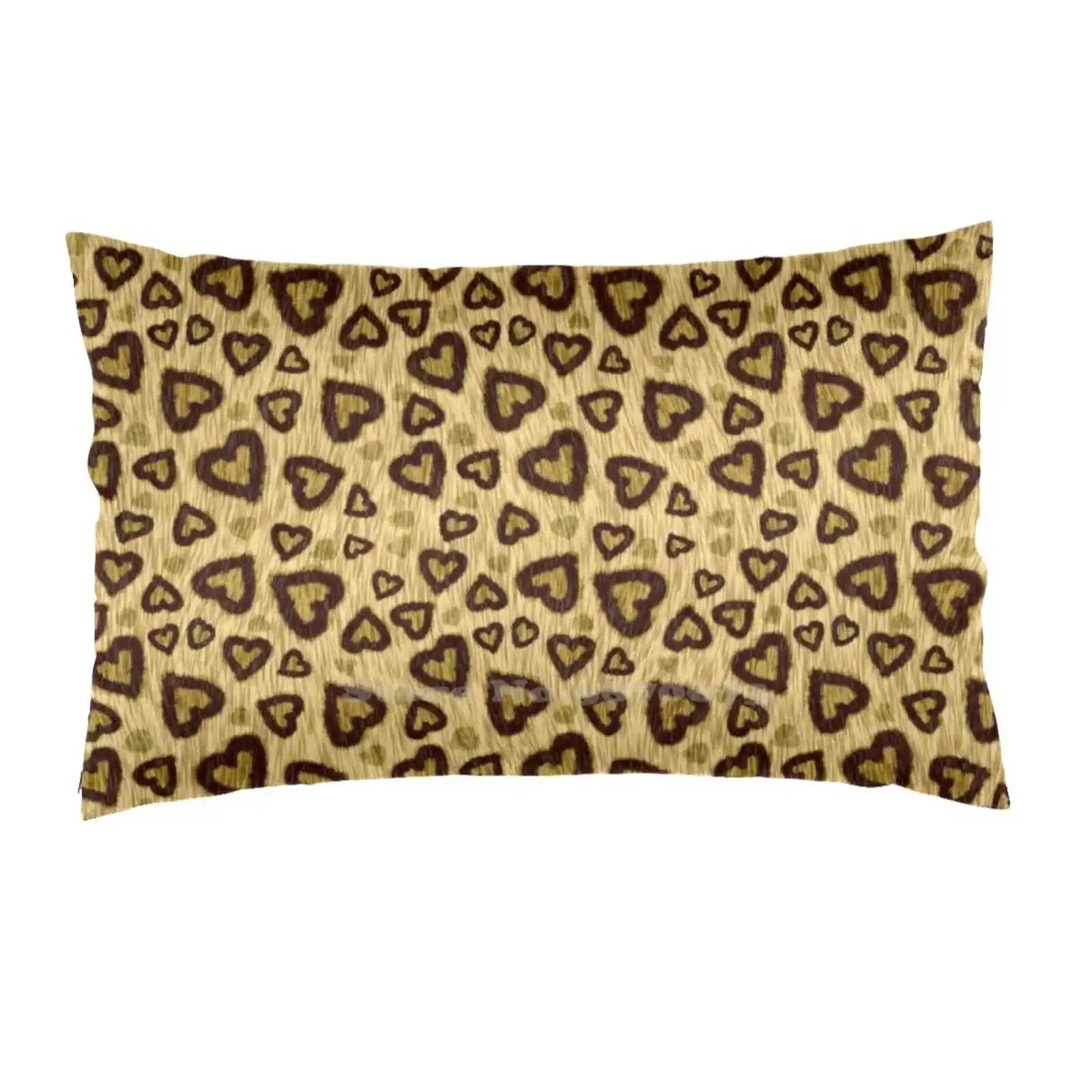 Leopard Heart 01 Cuscini Decorativi Per Biancheria Da Letto Copricuscino Leopard Heart Animal Fur Wild Savage Feline Valentincourt Vday Trend Top