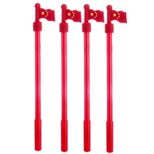 48 шт./лот, китайский красный креативный китайский флаг, гелевая ручка для офиса, канцелярские принадлежности для школьников, авторучка, водная ручка, ручка-знак