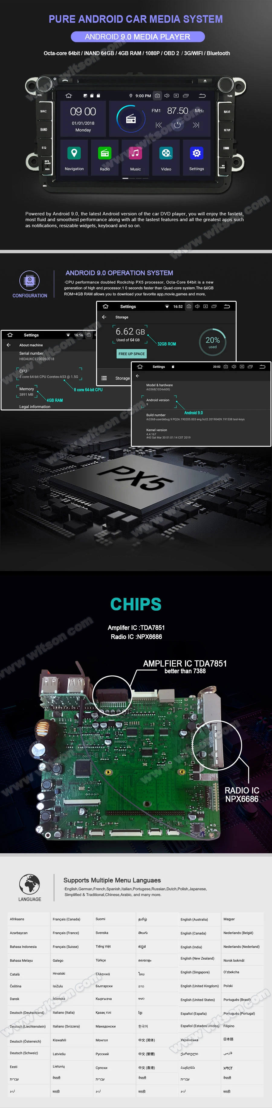 Sale WITSON Android 9.0 IPS HD Screen for HYUNDAI ELANTRA 2016 CAR DVD NAVIGATION 4GB RAM+64GB FLASH 8 Octa Core+DVR/WIFI+DSP+DAB+OBD 6 Sale WITSON Android 9.0 IPS HD Screen for HYUNDAI ELANTRA 2016 CAR DVD NAVIGATION 4GB RAM+64GB FLASH 8 Octa Core+DVR/WIFI+DSP+DAB+OBD 6