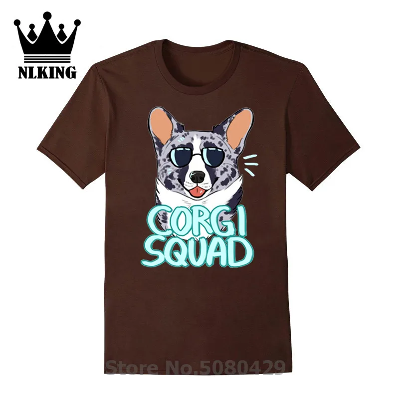 Забавная винтажная одежда для собак Tranger things CORGI SQUAD merle Футболка мужская футболка