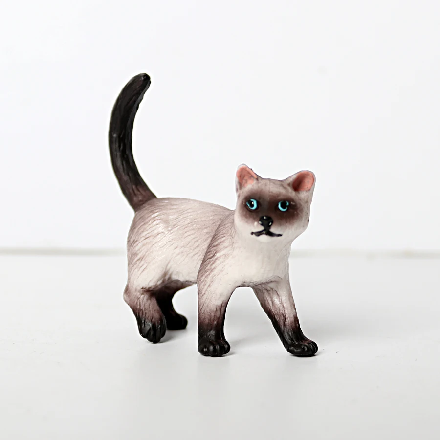 Realistic Miniature Farm Cat Figurines - Educational Animal Model Toy Set for Decoration, Parties and Playtime image 4