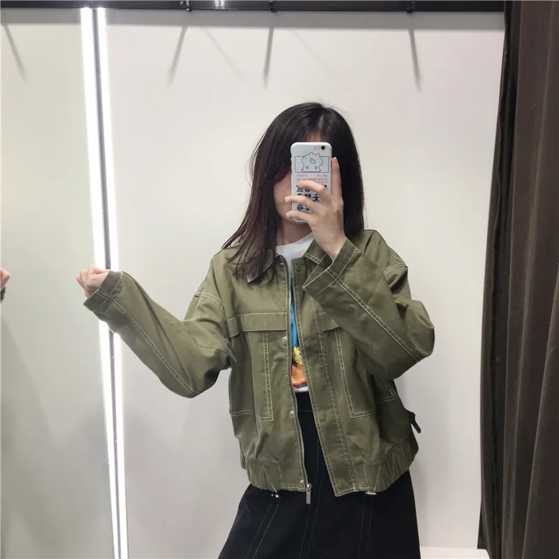 

BK09 Women's Seized Line Contrast Color Jacket